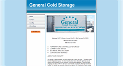 Desktop Screenshot of generalcold.com